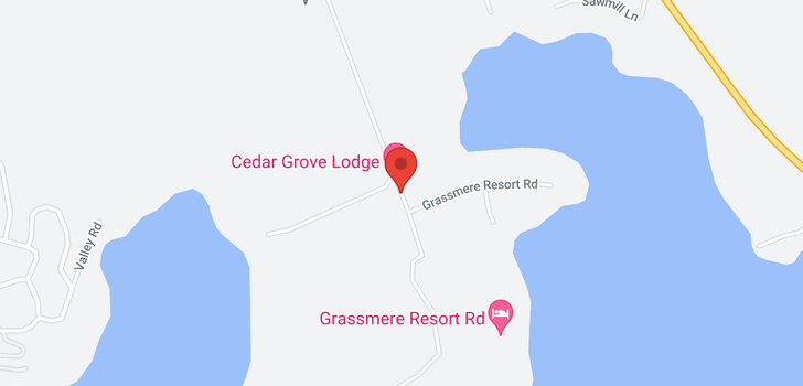 map of GRASSMERE RESORT ROAD